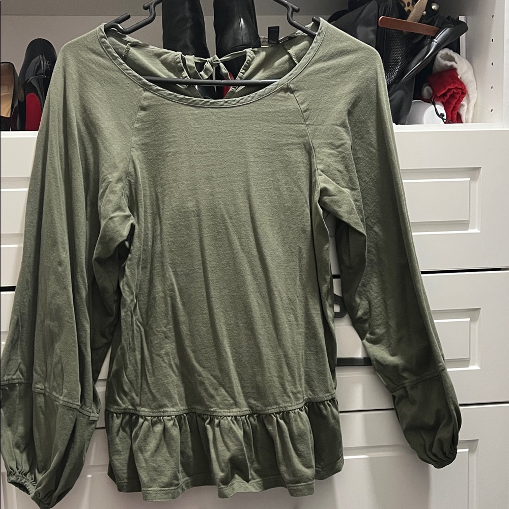 Banana Republic Sage Green Women's Blouse